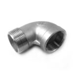 GOMITO A 90° MAS. FEM. INOX AISI 316 FILETTATO GAS-0