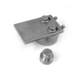 CARDINE INOX AISI 304 A CUSCINETTI PER CANCELLI D.70 MM PART.SUPERIORE-0