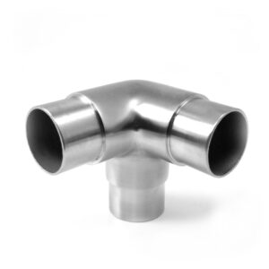 Gomito a 3 vie in acciaio inox AISI 316 satinato
