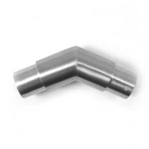 Gomito a 135° in acciaio inox AISI 304 satinato