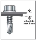 Utilizzo Vite autoperforante per cuciture INOX