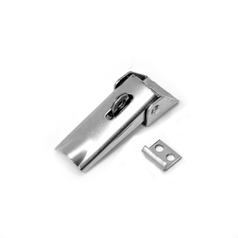 CHIUSURE A LEVA REGOLABILE INOX AISI 304 LUNG.70 CON PORTALUCCHETTO-0