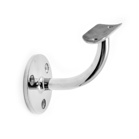 Staffa tipo 1 per corrimano in acciaio inox AISI 316 lucido