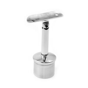 Supporto snodato per corrimano in acciaio inox AISI 316 lucido