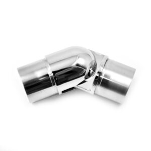 Raccordo snodato per corrimano in acciaio inox AISI 316 lucido