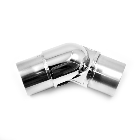 Raccordo snodato per corrimano in acciaio inox AISI 316 lucido