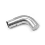 Curva a 90° cieca in acciaio inox AISI 304 satinato