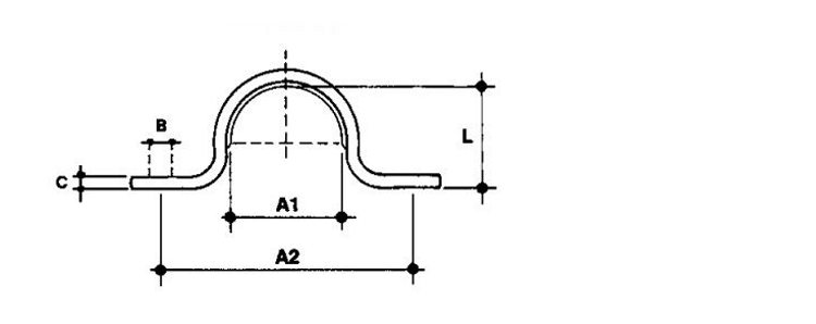 Ponticello in acciaio inox aisi 316