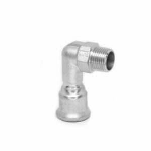 GOMITO MISTO PRESSARE - FILETTATO MASCHIO INOX AISI 316L