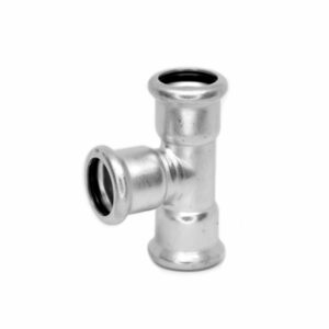 TEE A PRESSARE FEMMINA INOX AISI 316L