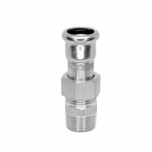 BOCCHETTONE PRESSARE - FIL MASCHIO SEDE PIANA INOX AISI 316L
