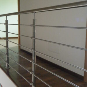 MONTANTE TONDO INOX PER TRAVERSE - immagine 3