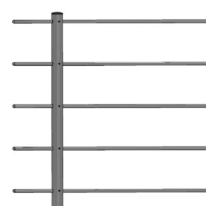 Paletto in acciaio inox per traverse disponibile in AISI 304 e AISI 316 in finitura satinata o lucida.
